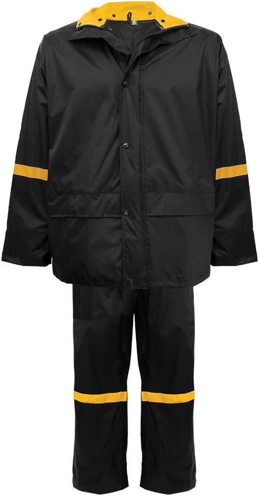 Global Glove R6400 - FrogWear - 3-Piece Premium Nylon Rain Suit