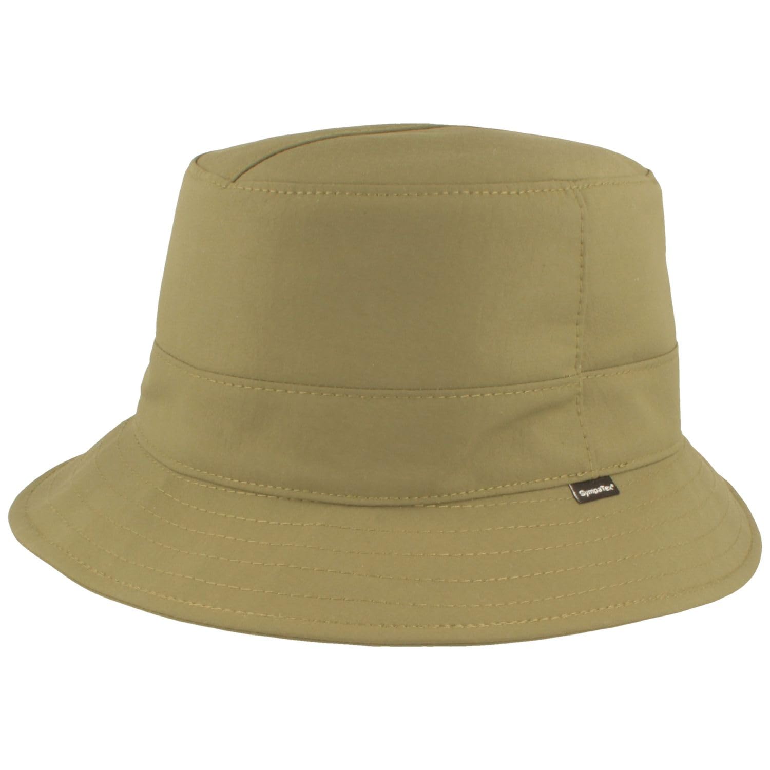 Breiter Cappello da pescatore per esterni, impermeabile, protezione UV, antivento e impermeabile, verde 64, Verde oliva., 64
