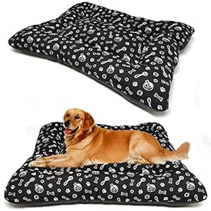 BPS Manta Colchoneta para Perros Gatos Cama Mascotas Antideslizante Tamaño S/M/L Portatil Colchón Sofá Almohada Suave (S: 60×45 cm, Amarillo) BPS-14094AM