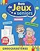 Livre de jeux seniors: 100 JEUX | gros caractères, grandes grilles et grand format A4 | Mots mêlés | Sudoku | Labyrinthes | Cryptogrammes citations | ... d'activités senior | idée de cadeau adultes