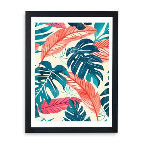 Petite affiche encadrée Monstera pour habiller un mur vide