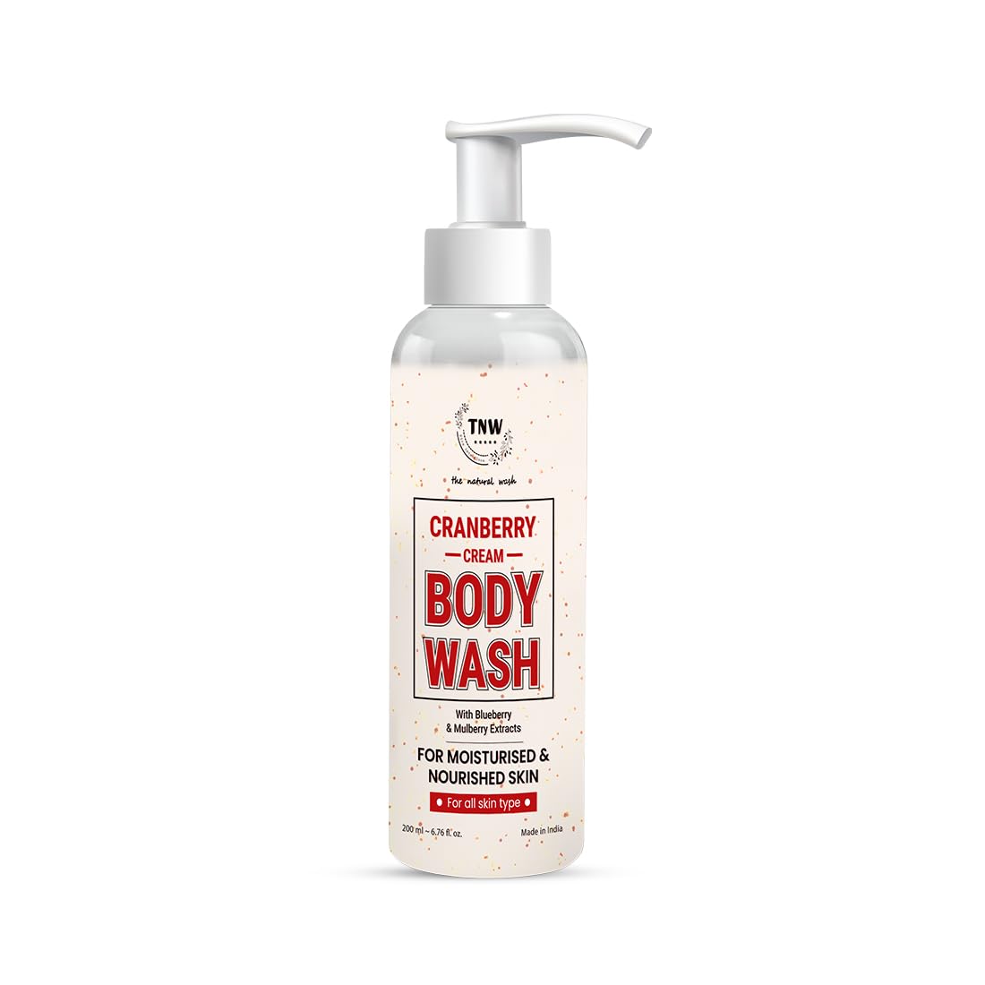 TNW-The Natural Wash Cranberry Cream Body Wash | Brightens | Moisturises | Healthy looking skin | Daily skin care | 200ml-image-34