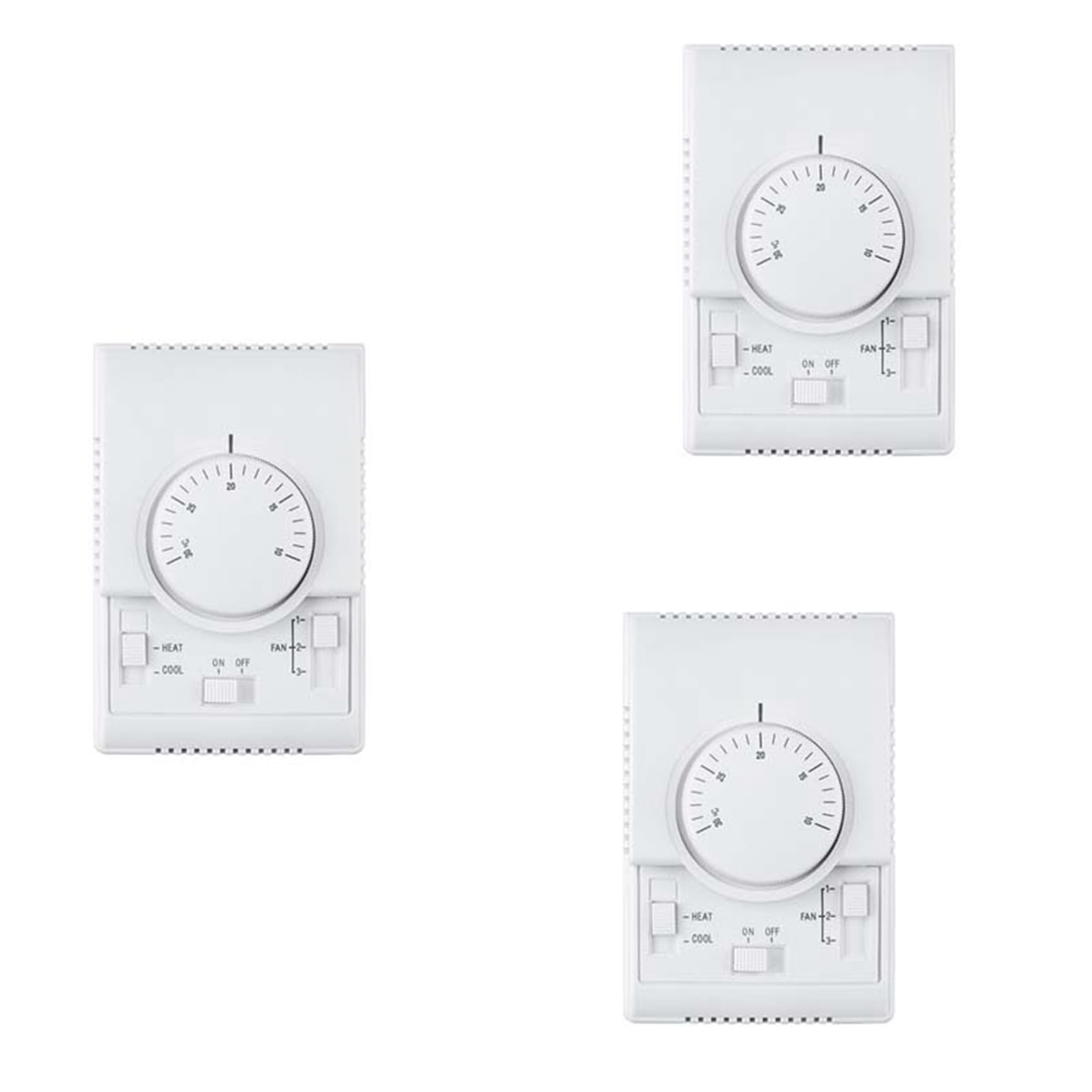 Jnchdghwa 3X MT01 220VAC Room Mechanical Thermostat Air Conditioner Fan Coil Thermostat Temperature Controller Warm