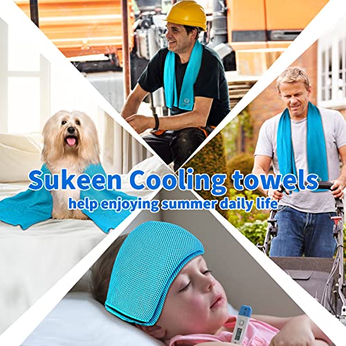 Sukeen 4 Pack Cooling Towels (40"x12") for Neck and Face Instant Cooling by Sukeen - Image 7