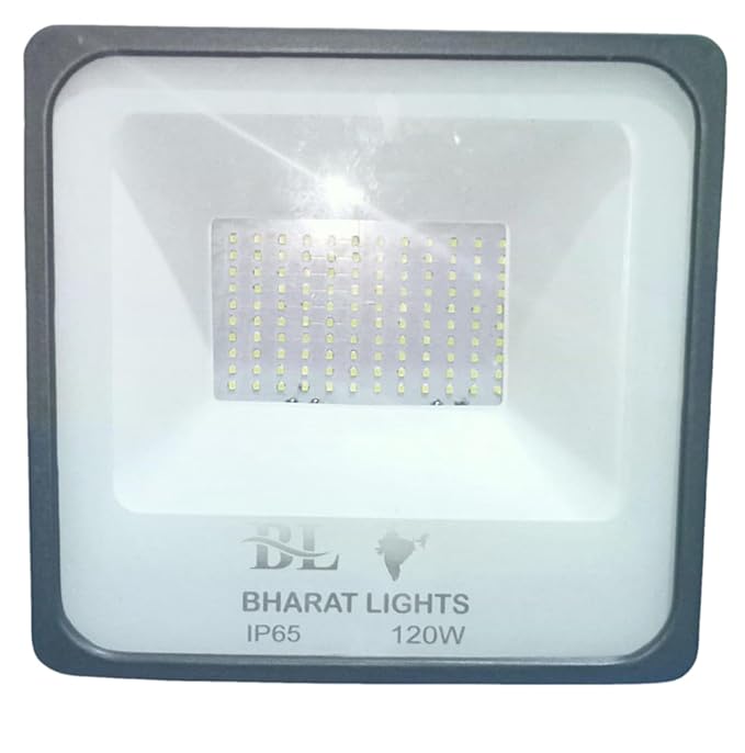 120 Watt Waterproof Warm White LED Flood Light for Outdoor Purposes (Pack of 1)