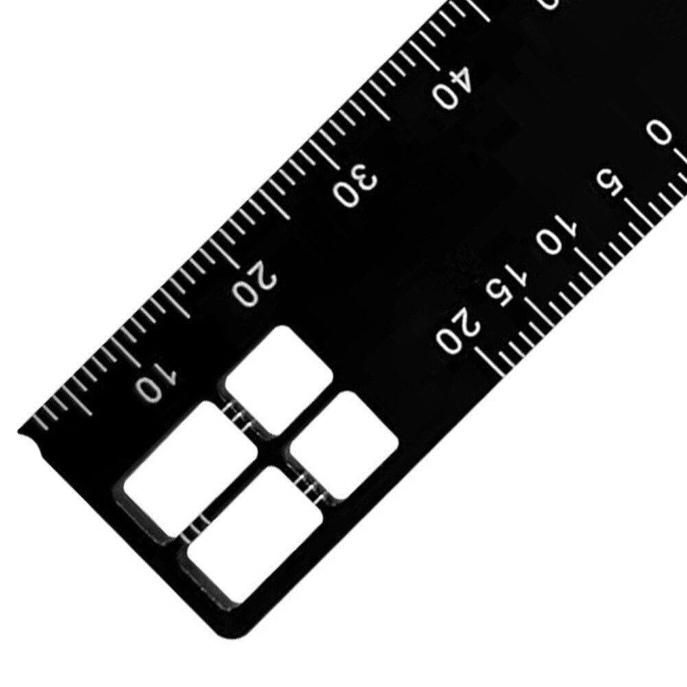 Scala Di Misura Con I Segni Neri Scala Del Righello Per La Distanza E Peso Temperatura Velocità Calibratura Image118359720 - Foto 11