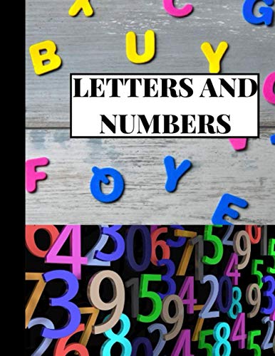letters and numbers: English educational book for kids