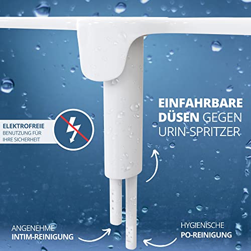Dusch-WC Aufsatz Gadingo Bidet Einsatz für Toiletten