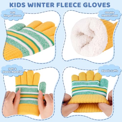 Image of FZ FANTASTIC ZONE Toddler Kids Winter Hats Gloves Scarf Neck Warmer Age 2-7