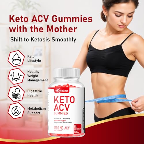 KetoZest Keto Apple Cider Vinegar Gummies