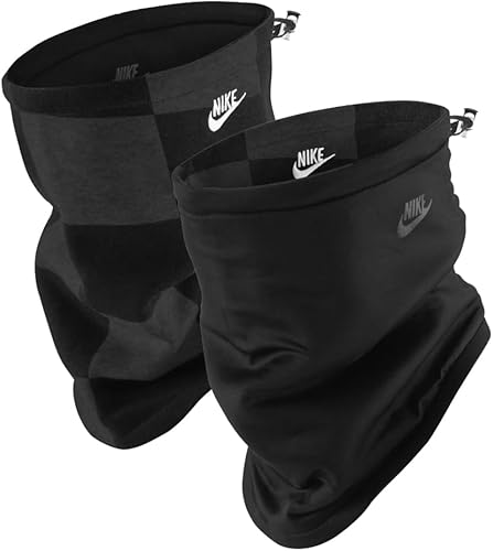 Nike Calentador de cuello térmico Therma-FIT reversible para correr