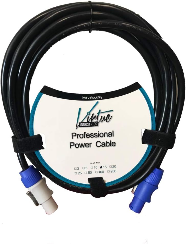 | 25 Foot Professional Compatible Power Extension Cable