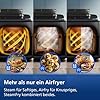 Philips Steam Airfryer 5000 Series Dual Basket Heißluftfritteuse mit Dampfgar-Funktion & 2 Körben – Steam, Airfry, SteamFry, 9L (3L+6L), RapidAir Plus, automatische Dampfreinigung (NA552/00)