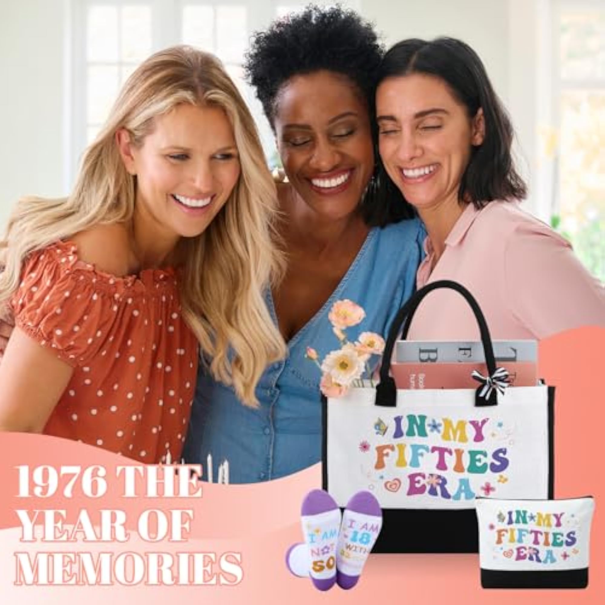Personalised Tote Bag Makeup Bag Socks Gift Set