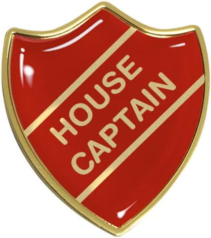 House Captain Gel Domed School Shield Badge