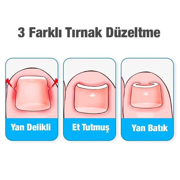 Ezere 24 Parça Profesyonel Tırnak Bakım ve Onarım Manikür Pedikür Seti, RZ