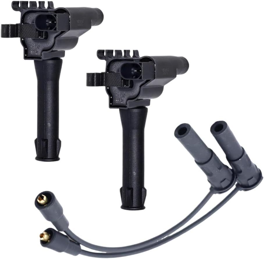 Ignition Coil Spark Plug Wires Kit Compatible With GT 3SW MG3 MG5 ROEWE 350 360 E550 330 ZOTYE T600 X7(SET D (4PCS))