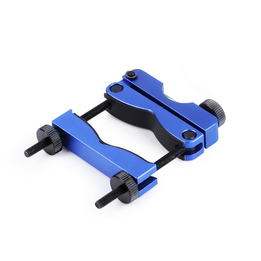 Scope Leveling Tool Kit, 25.4/30mm Scope Mounting Level with 2 Magnetic Universal Level Bubbles (Blue)