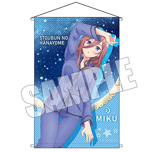 五等分の花嫁 ネグリジェ B2タペストリー 一花 二乃 三玖 四葉 五