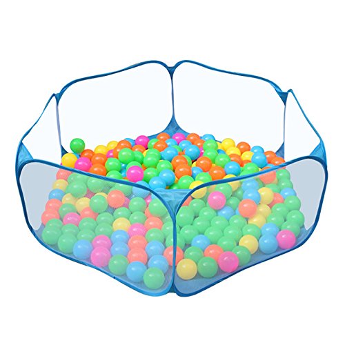 Zerodis Plegable Ocean Ball Play Carpa Portátil Plegable Almacenamiento Ocean Ball Pit Pool Tienda de Dibujos Animados Bebé Regalo Divertido para Niños Pequeños Jugando al Aire Libre