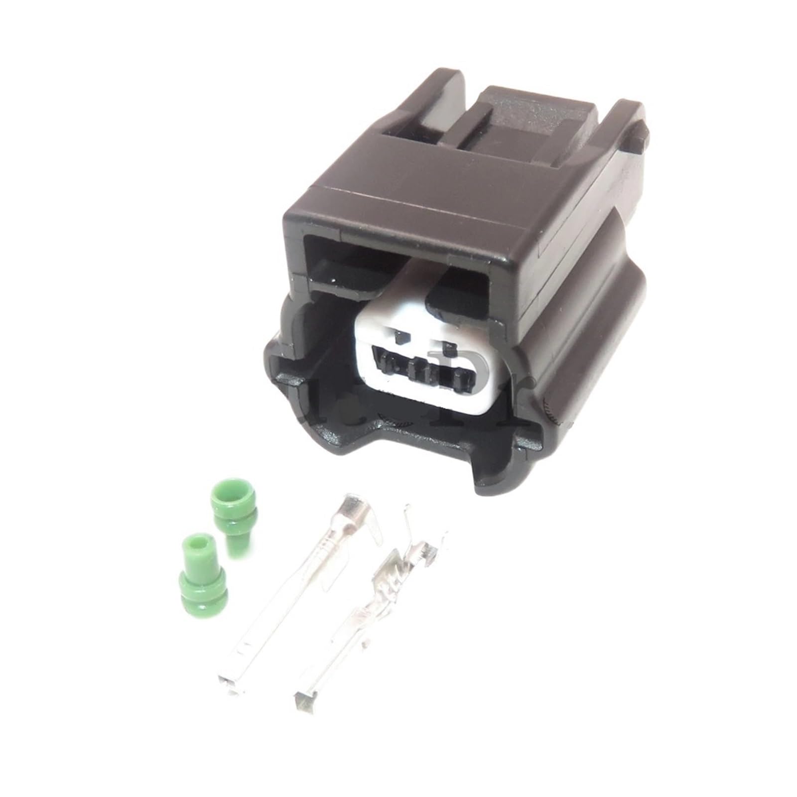 1 jeu de 2 broches 90980-38851 7282-8851-30 7283-8851-30 connecteur de câble automatique boîtier en plastique ABS de démarreur de voiture prise scellée DJ7021K-0.6-11/21(Female with wire)