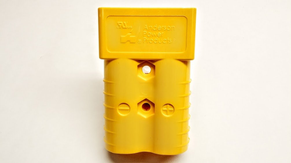 914 Anderson Original Forklift Battery Connector Housing SB350 Yellow OEM