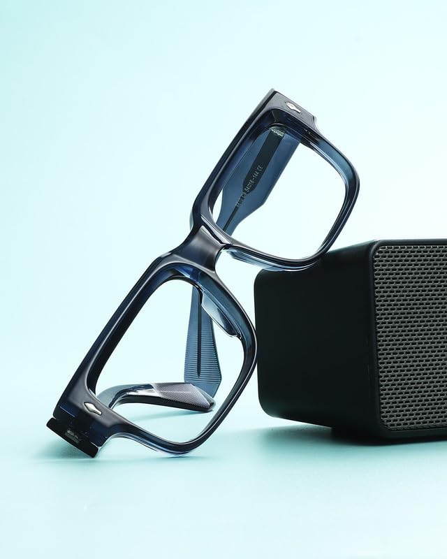 Image of Blue Light Blocking Glasses - Anti Glare & Eyestrain, 99% Filter, Lightweight Acetate Frame for Gaming /Office /Reading