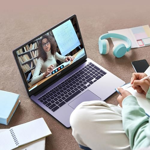 Image of Acer Chromebook 15.6in in Lavender Intel CPU 4GB 64GB eMMC (CB315P-Renewed)