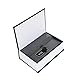 Buchtresor mit Zahlenschloss - Buchsafe Tresor für Zuhause Geheimversteck versteckter Heimtresor für Bücherregal Geldkassette Zahlenschloss zum Aufbewahren von Schlüsseln Dokumenten Schmuck (schwarz)