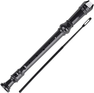 soprano recorder instrument Clarinet Recorder Instrument Music Instruments Flute Musical Fingers 8 Hole Fingering Saxophone (Color : Clear)