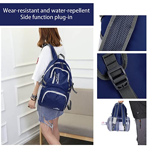 Mochila de senderismo Lywencom 30L plegable y ultraligera miniatura 5