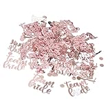 Confeti de celebración romántica para bodas, cumpleaños, aniversarios, equipo de novia, fácil limpieza, decoración de mesa, decoración de boda