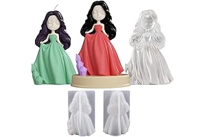 Enchantet Princess Silicone Molds for Kids Arts & Crafts