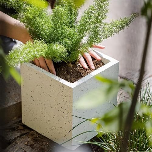 Pots de fleurs contre l'excès d'eau en argile de magnésium avec drainage efficace