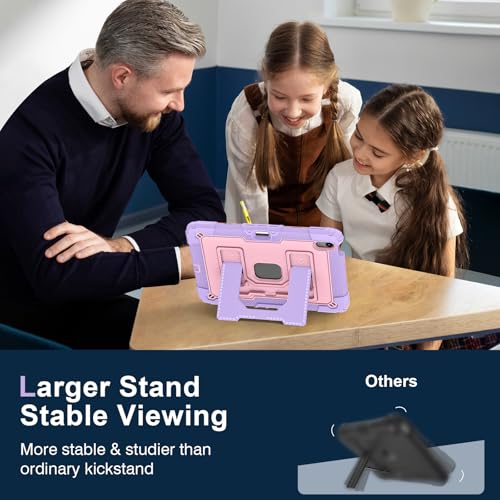 Étui iPad Air 5e/4e robuste avec coque antichoc enfants et sangle de transport
