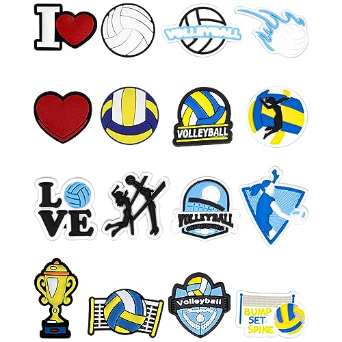 Volleyball Charms for Clog Shoes Decoration – Unique Sports Style Volleyball Charms for Clog Shoes Decoration – Unique Sports Style
