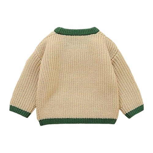 Girls' Sweaters Casual Long Sleeve Knit Pullover Sweater Fall Winter Comfortable Crew Neck Tops2