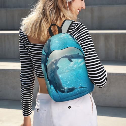 Mochila de viaje casual para mujer con espacio de laptop para invierno 7