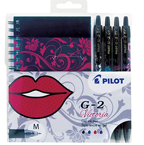 Pilot g-2 Victoria set 4 penna roller con
