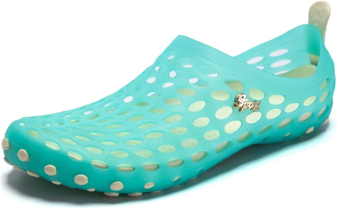 PAIRLERSWomen's Soft Beach Sandals Pull-On Aerobic Water Shoes