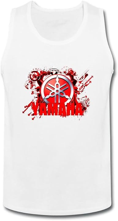 Amazon.com: Veblen de los hombres Yamaha Motor Racing diseño algodón Tank  parte superior, XXXL, Blanco : Ropa, Zapatos y Joyería