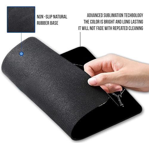 Image of PAPER PLANE DESIGN Mouse Pad Designer Anti Skid Mouse Pads for Desktop and Laptop Computers. D261