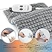 Bedsure Heating Pad for Neck and Shoulders Pain Relief, Weighted Massaging Heated Pad for Cramps, Electric Pad with 3 Heat Levels & 3 Massage Modes, 12