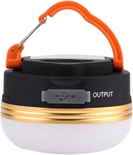 USB Rechargeable Camping Light - Portable LED Lantern with Adjustable Brightness, Long Battery Life, Compact Design, Ideal for Camping, Hiking, Fishing, Emergencies