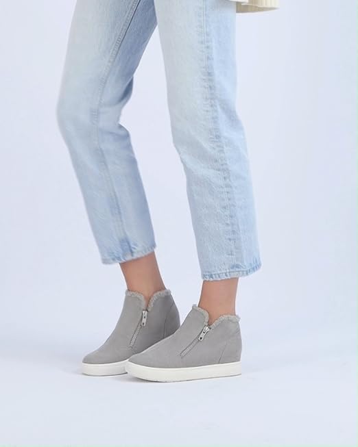 Wedge Booties CUSHIONAIRE Women's Hoyt Knit Hidden +Memory Foam