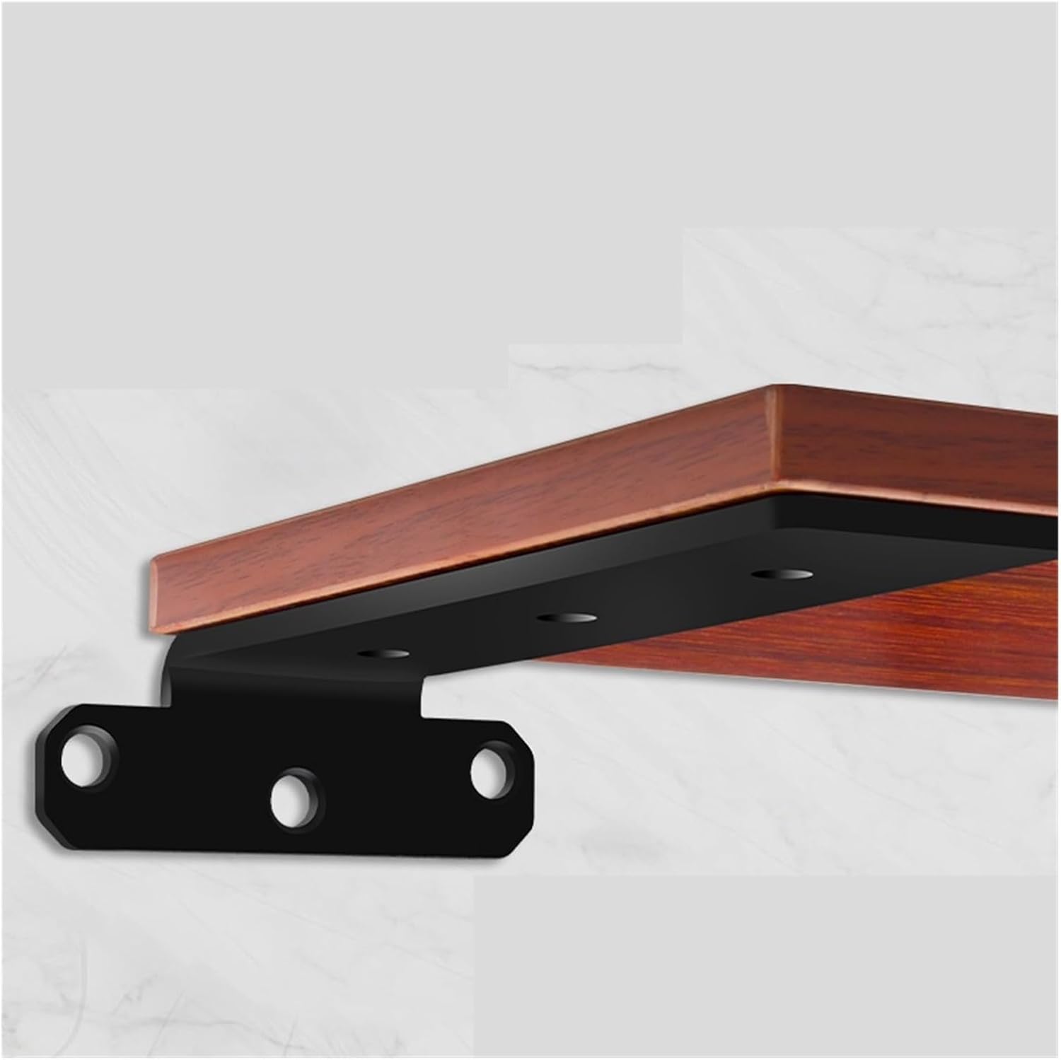 4pcs Heavy Duty Floating Shelf Brackets Hidden Industrial Shelf Brackets for Home Kitchen Office Or DIY(6 inch)