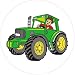 Tortenaufleger Traktor3 / 20 cm Ø