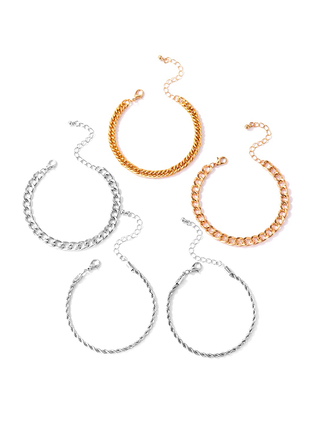 Yellow Chimes Bracelet for Women and Girls Chain Bracelets for Women and Girls | Dual Tone Interlinked Chain Designed Multi Bracelet | Birthday Gift For girls and women Anniversary Gift for Wife (B0BPPM1KK5) Amazon Price History, Amazon Price Tracker