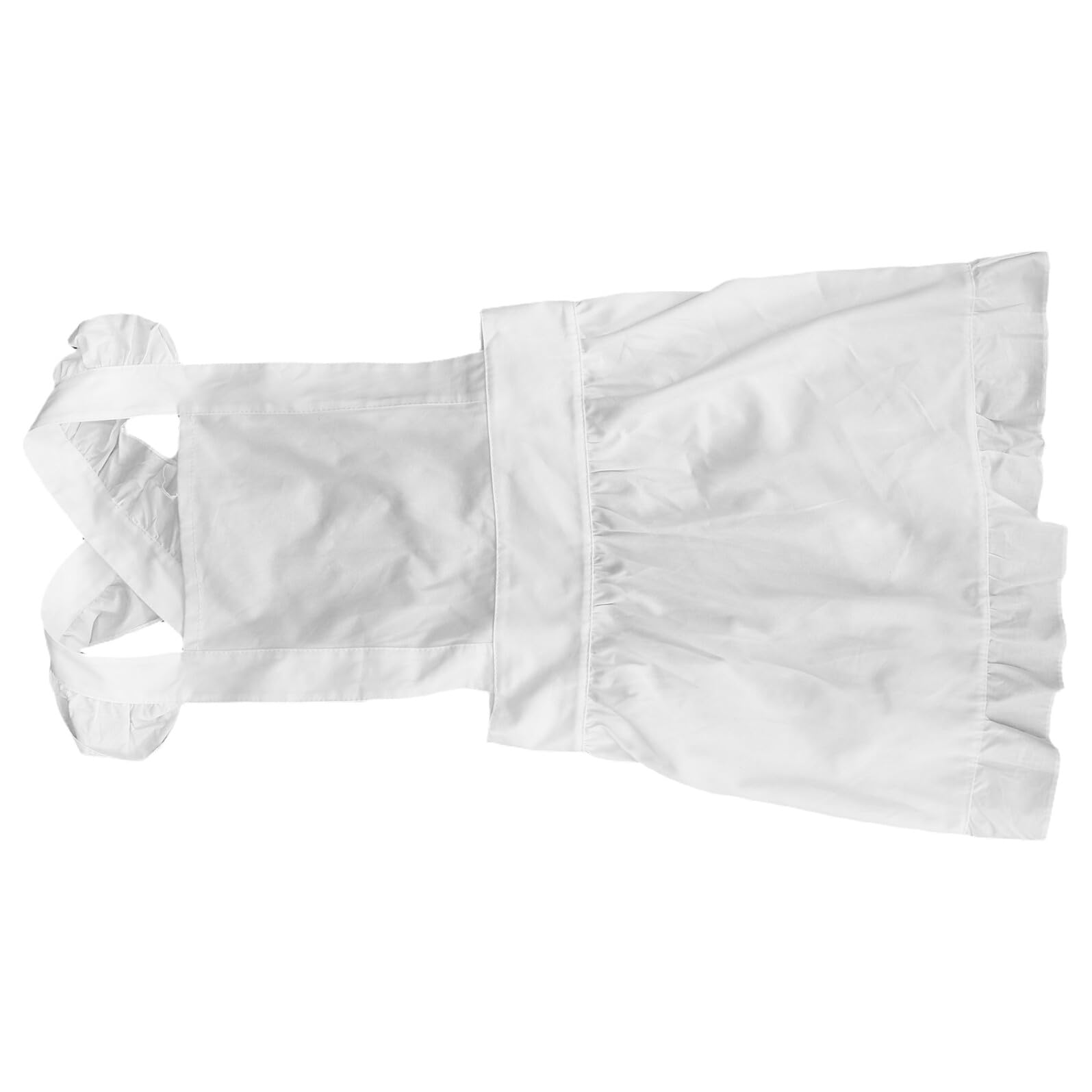 GALPADA Grembiule da Cameriera Bianco per Donna in Cotone con Tasca, Stile Elegante e Comfort Regolabile per Cucina e Caffè