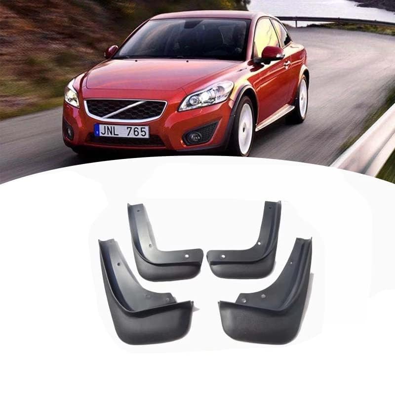 Dopasowane błotniki samochodowe błotniki i osłony przeciwbryzgowe, do Volvo C30 2006-2013, ochrona błotnika do opon samochodowych bez wiercenia bez taśmy